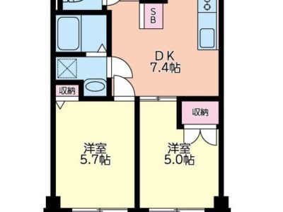 【賃貸】京浜東北線「新杉田」駅から徒歩３分！住居でも事務所でも最適！セシリア新杉田 102号室（成約済）