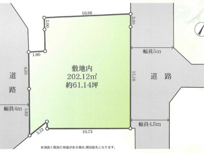 【売地】眺望良好、陽当たり良し！！広々202㎡！富岡東６丁目土地！(成約済)